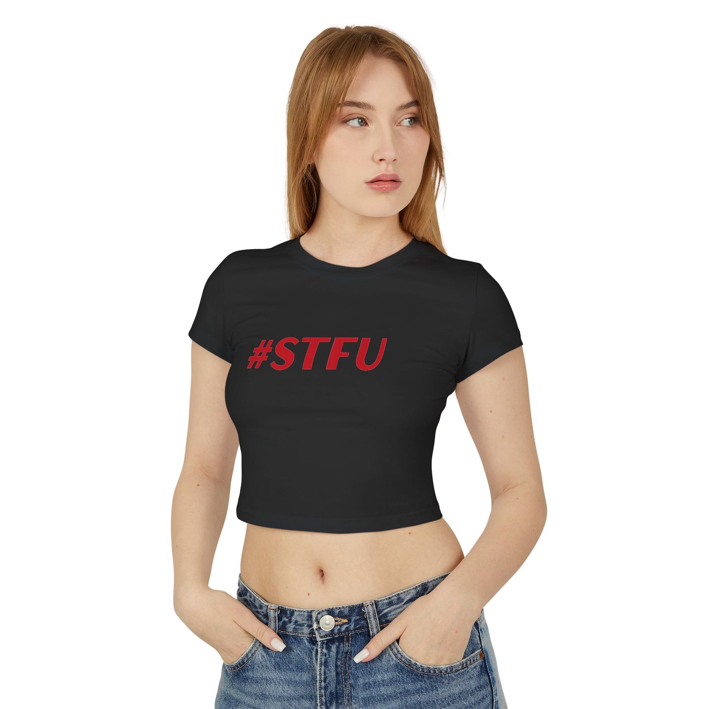 STFU Cropped Tee