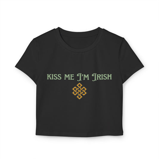 Kiss Me Cropped Tee